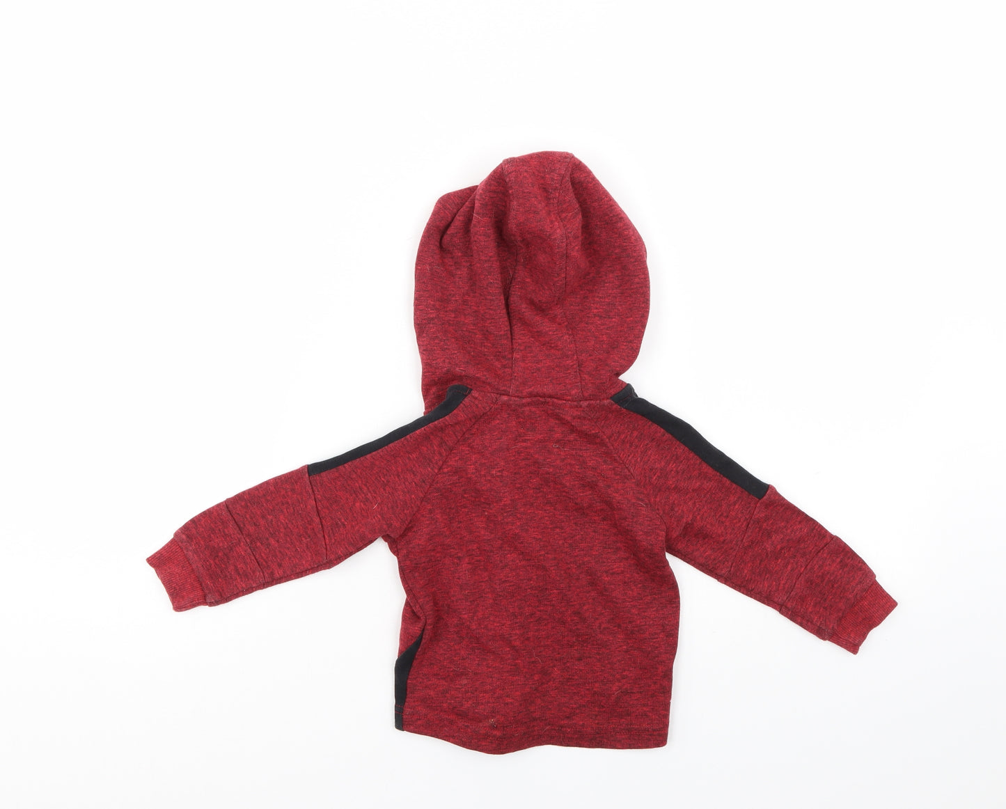 George Boys Red   Full Zip Jumper Size 12-18 Months