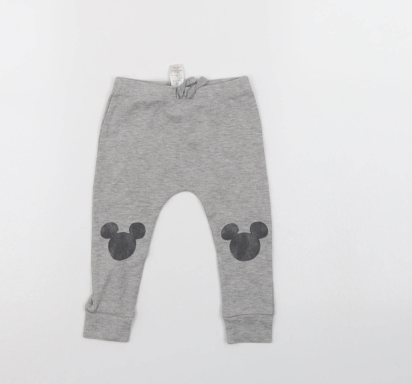 George Girls Grey   Track Pants Trousers Size 9-12 Months