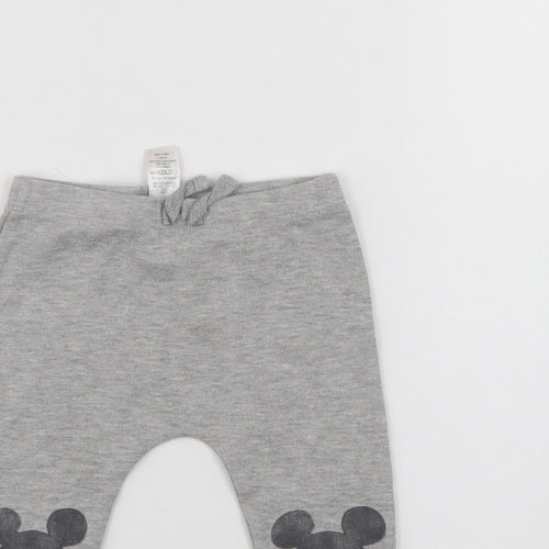 George Girls Grey   Track Pants Trousers Size 9-12 Months