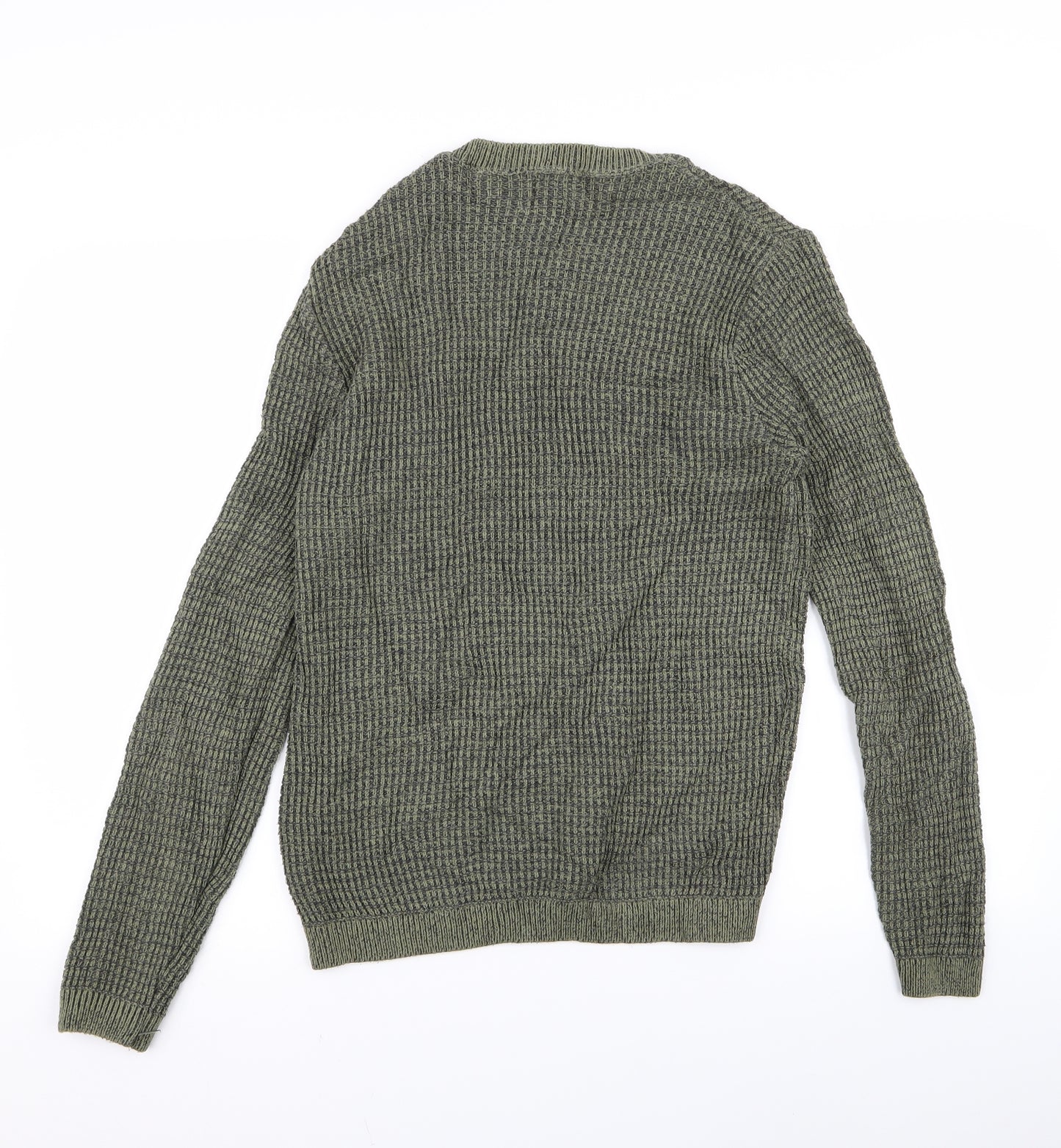 Topman Mens Green   Pullover Jumper Size S