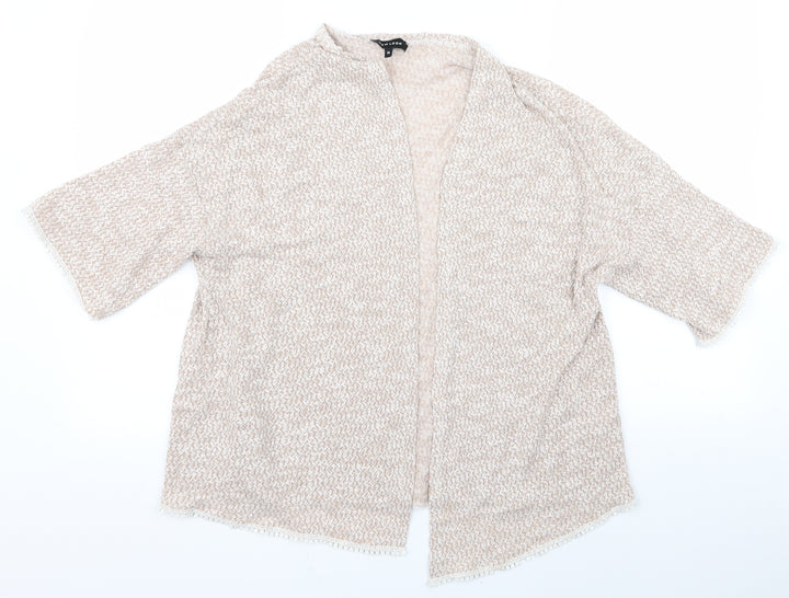 New Look Womens Beige   Cardigan Jumper Size 14