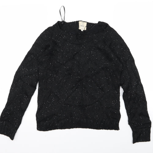 New Look Womens Black   Pullover Jumper Size 8
