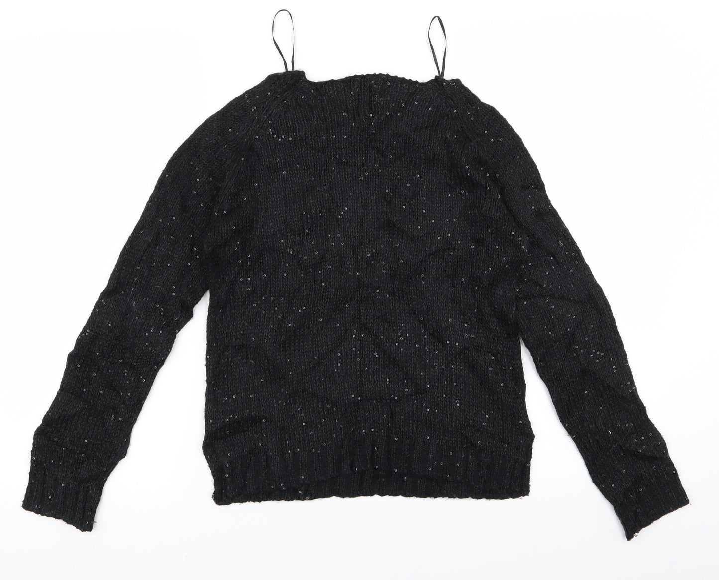 New Look Womens Black   Pullover Jumper Size 8