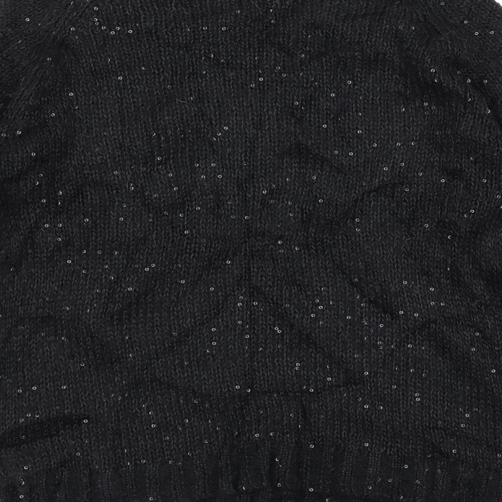 New Look Womens Black   Pullover Jumper Size 8