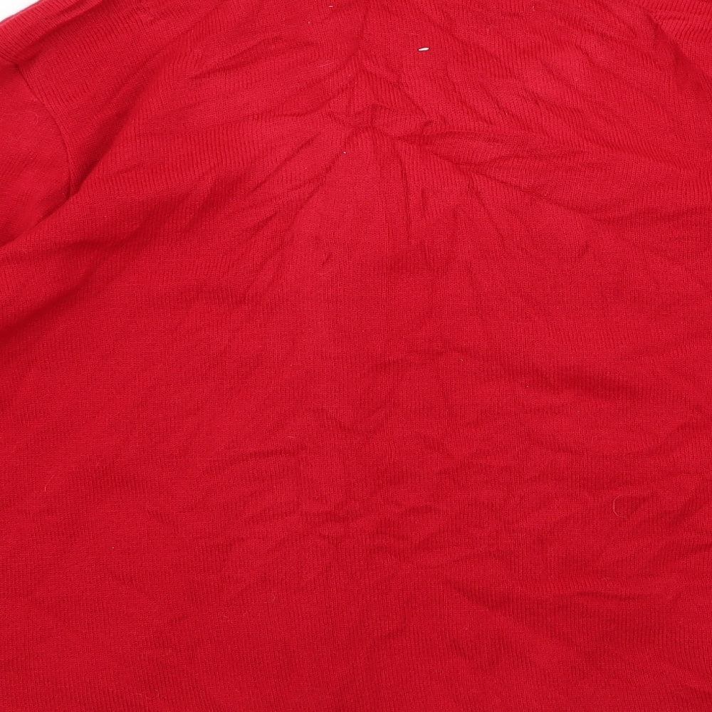 Envy Womens Red   Cardigan Jumper Size XL
