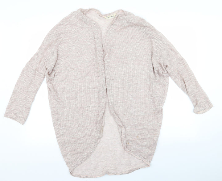 Miss Selfridge Womens Beige Cardigan Jumper Size 12
