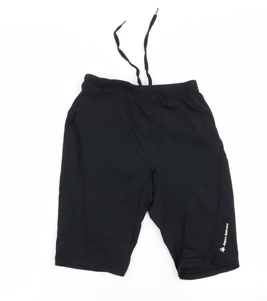 aquasphere Womens Black   Athletic Shorts Size 34