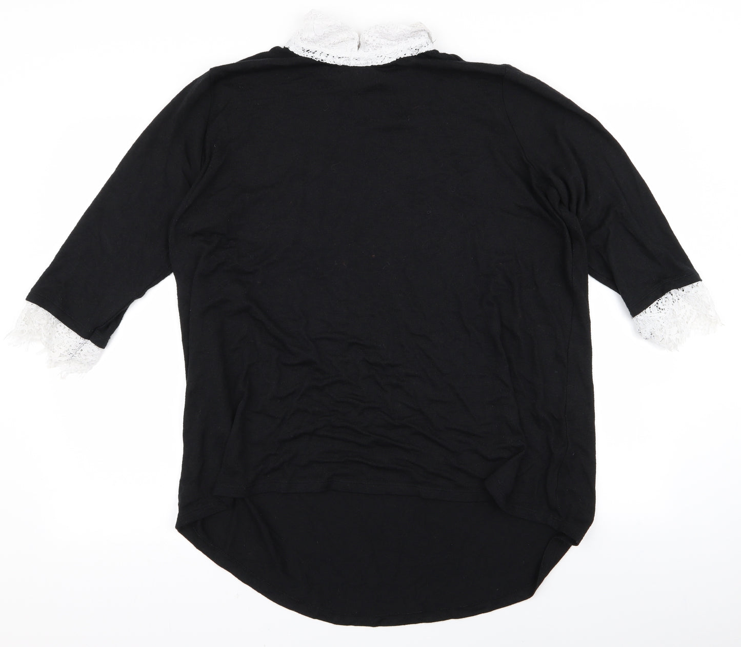 TU Womens Black   Basic T-Shirt Size 16