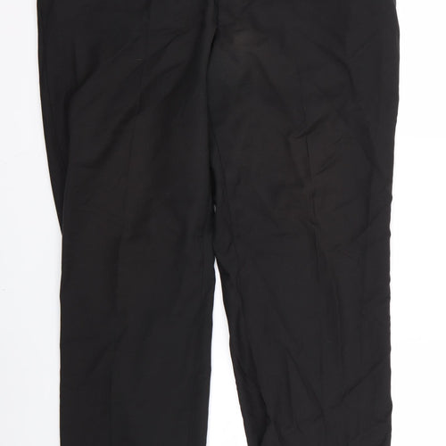 Preworn Womens Black   Trousers  Size 36 L25 in