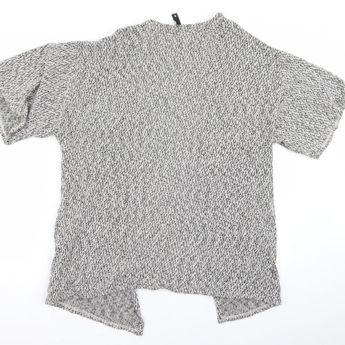 Divided Womens Grey   Cardigan Jumper Size S