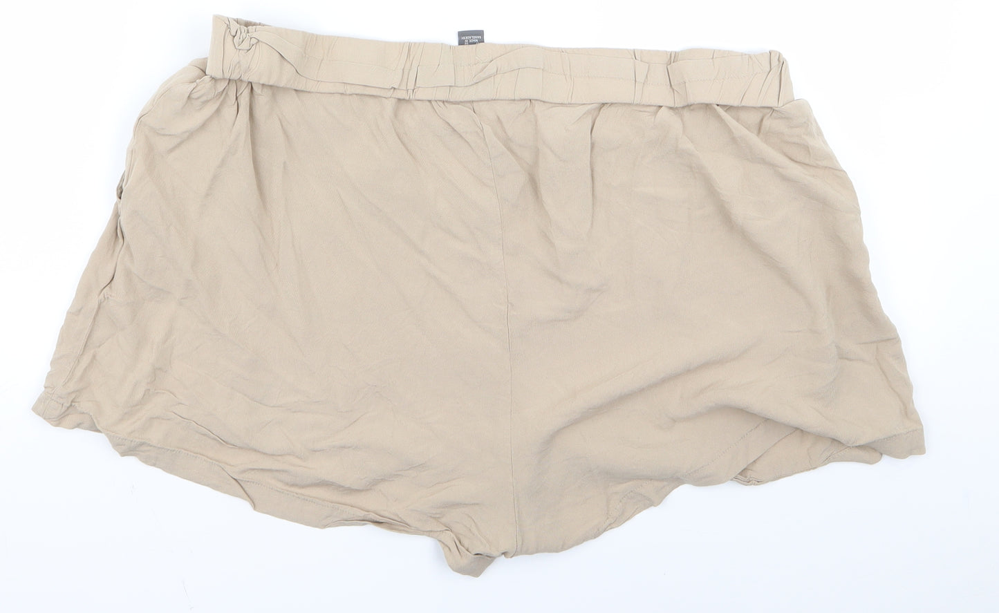Primark Womens Brown   Hot Pants Shorts Size 20