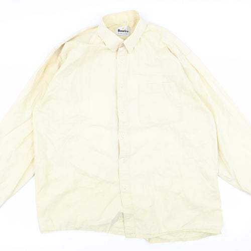 bowler Womens Beige   Basic Button-Up Size 40