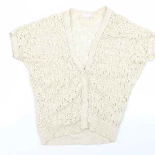 Preworn Womens Beige   Vest Jumper