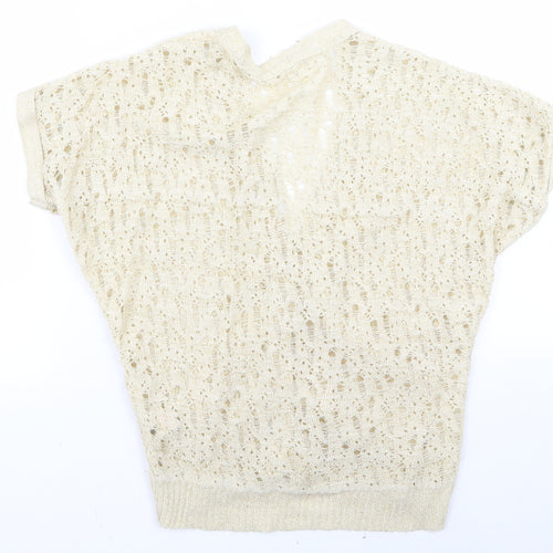 Preworn Womens Beige   Vest Jumper