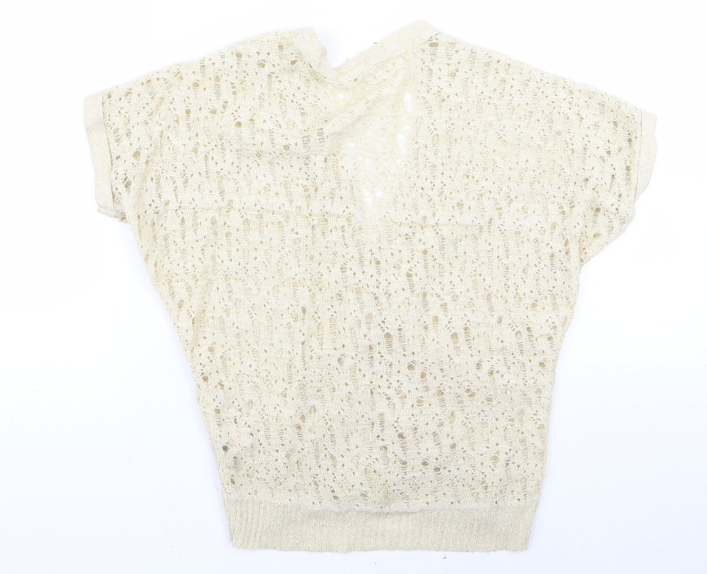 Preworn Womens Beige   Vest Jumper