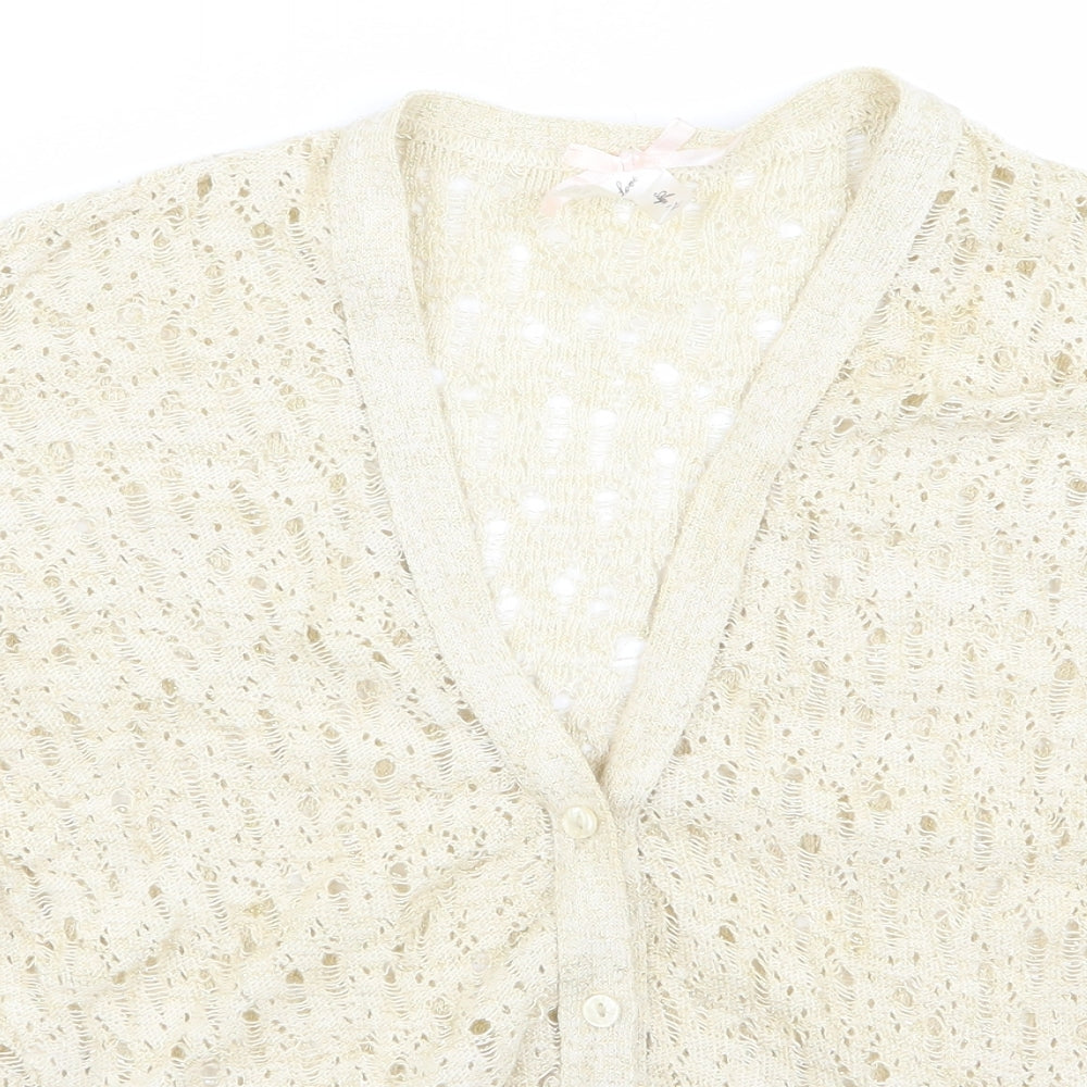 Preworn Womens Beige   Vest Jumper