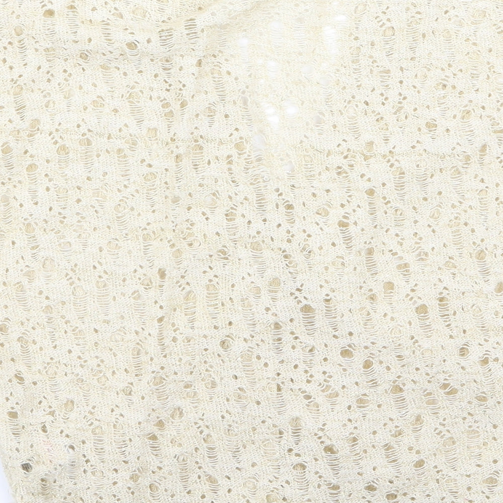 Preworn Womens Beige   Vest Jumper