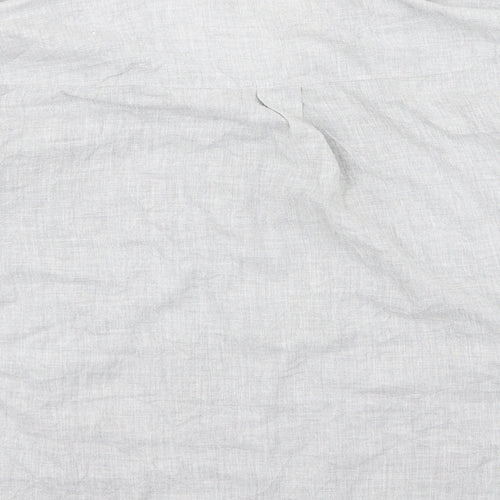 Preworn Womens Grey   Basic Button-Up Size 16