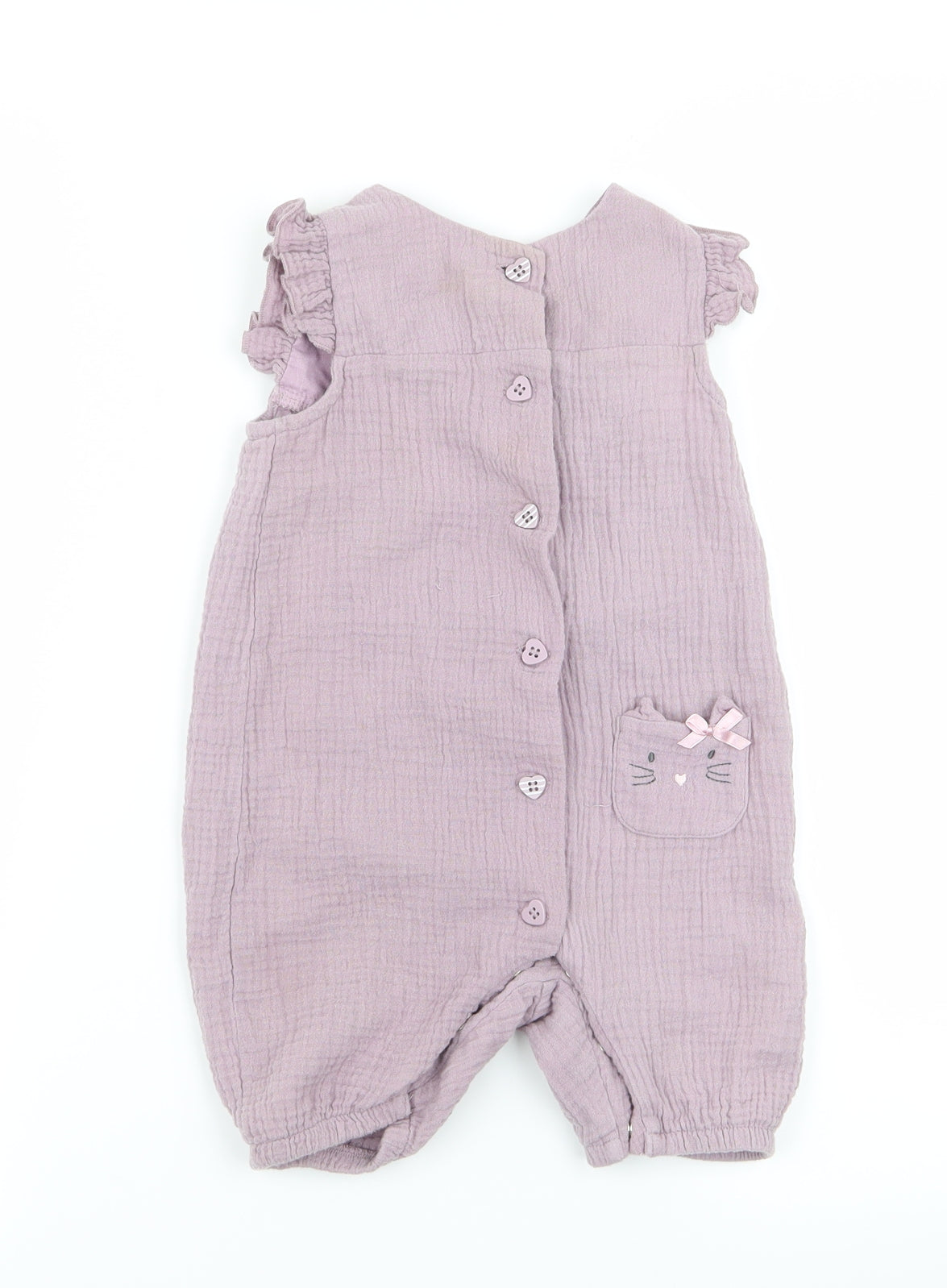 Nutmeg Baby Purple   Babygrow One-Piece Size 12 Months