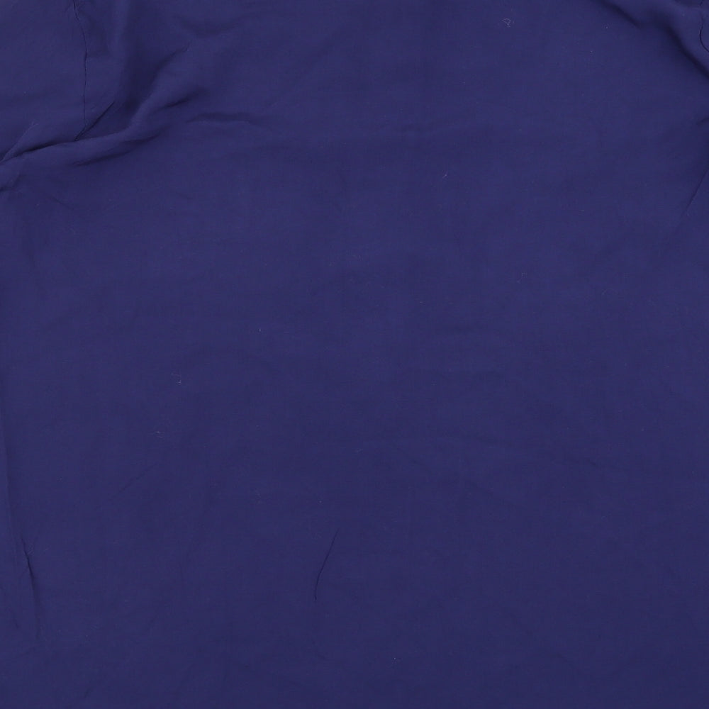 Preworn Womens Purple   Basic Blouse Size 4XL