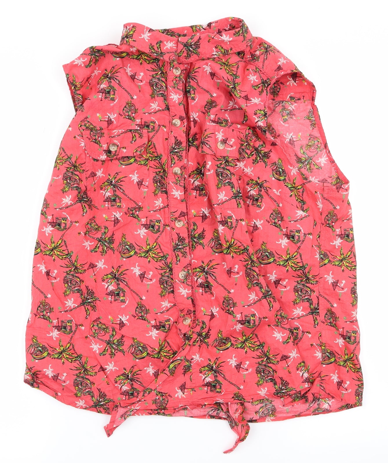 TU Womens Red Floral  A-Line  Size 18