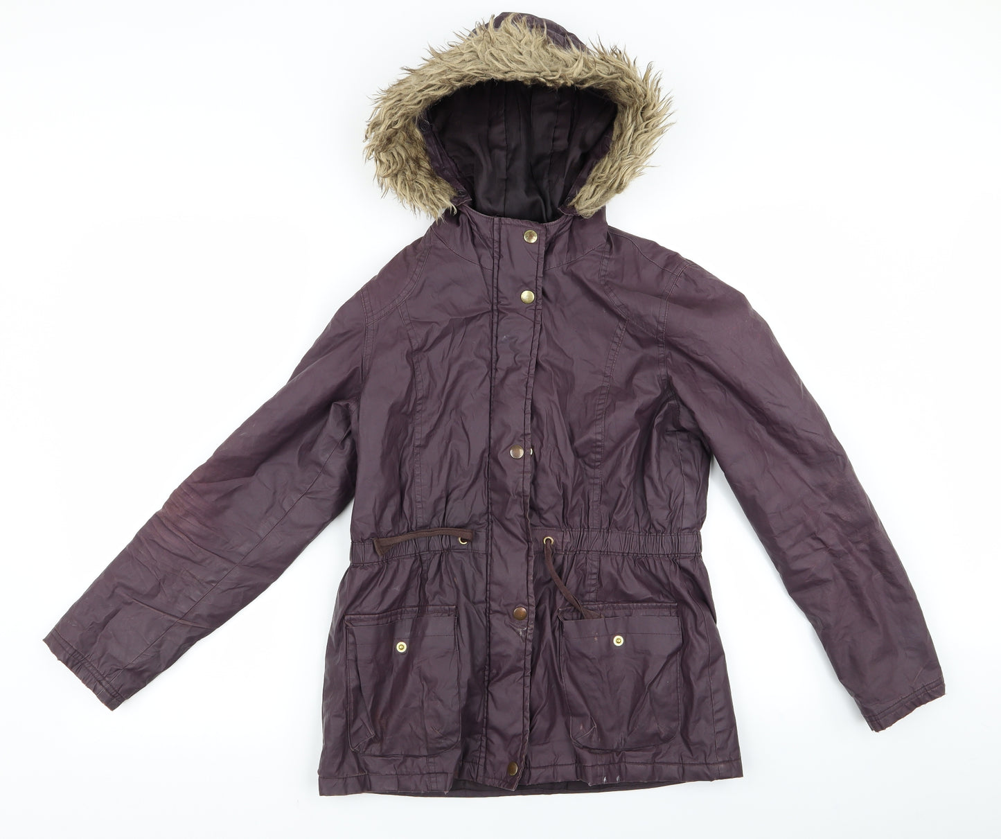 George Womens Purple   Parka Jacket Size M
