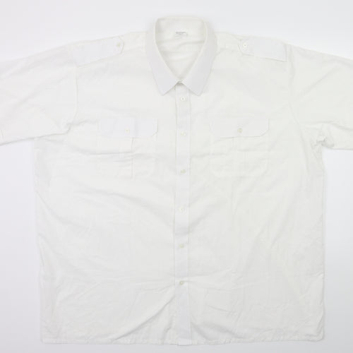 Preworn Mens White    Dress Shirt Size 3XL