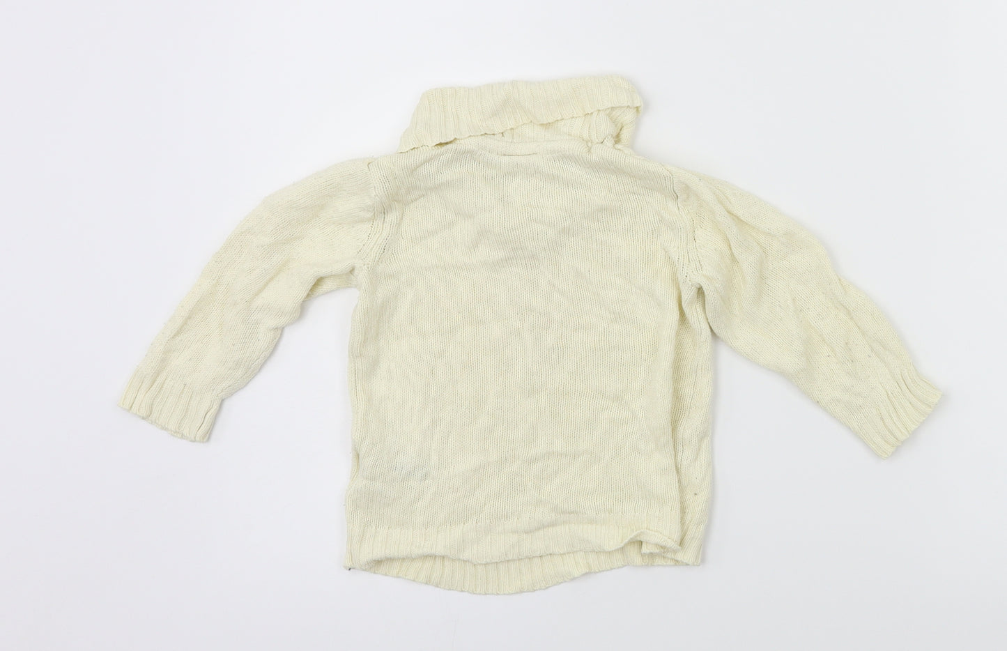 H&M  White Animal Print  Pullover Jumper Size 12-18 Months