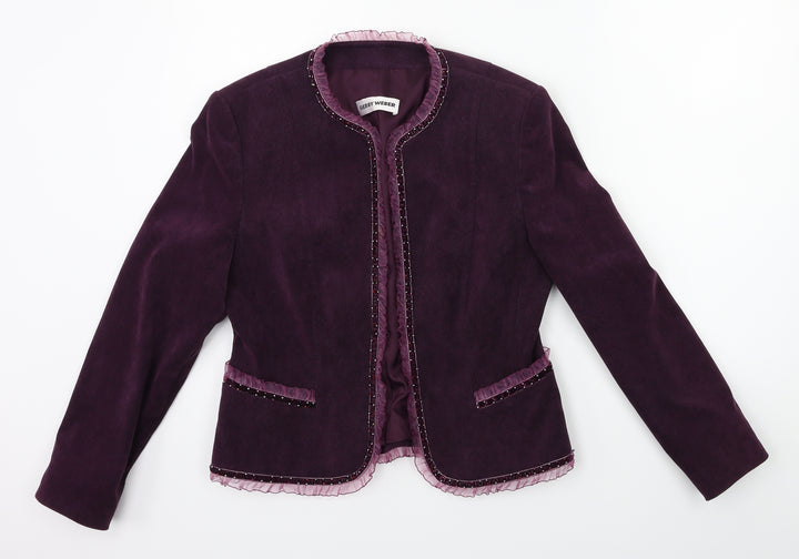 Gerry Weber Womens Purple Jacket Blazer Size 36