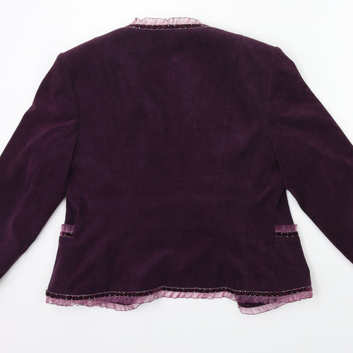 Gerry Weber Womens Purple   Jacket Blazer Size 36