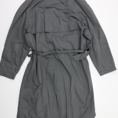 Burton Mens Grey   Overcoat Coat Size M