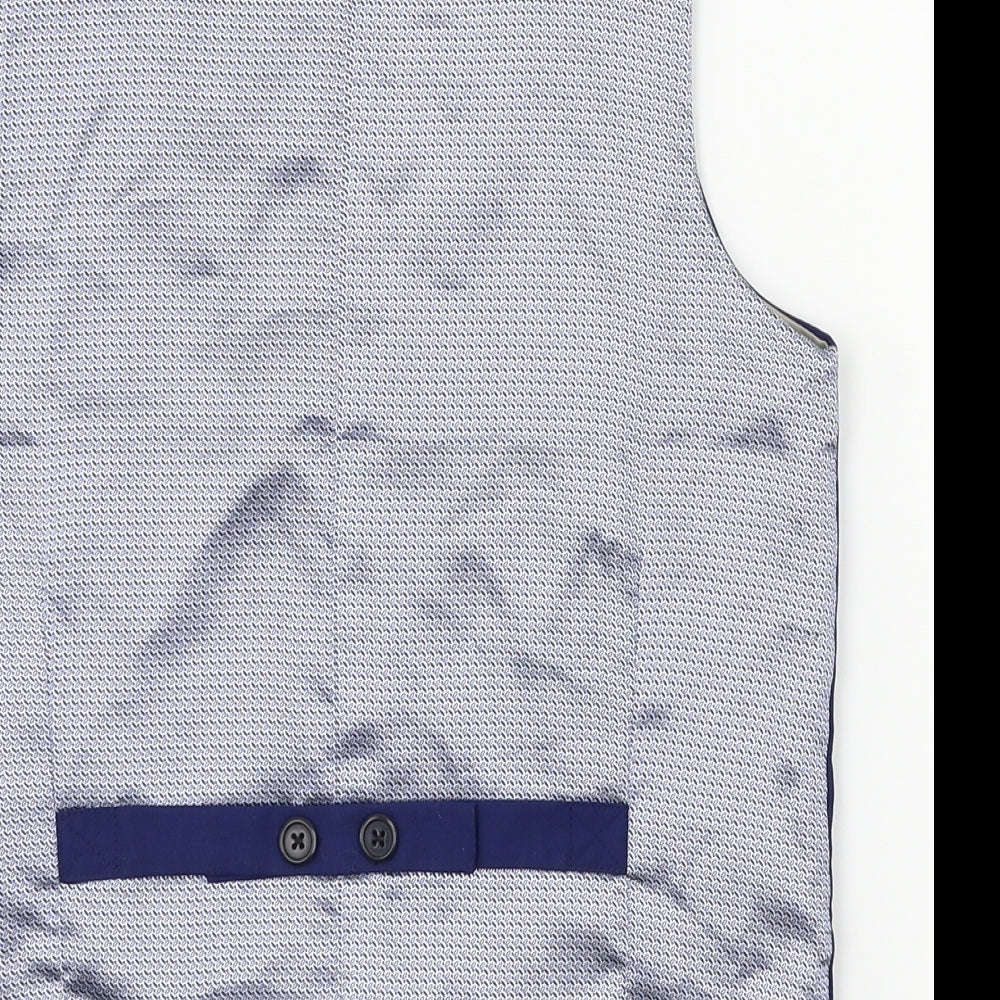 River island  Boys Blue   Jacket Waistcoat Size 12 Years