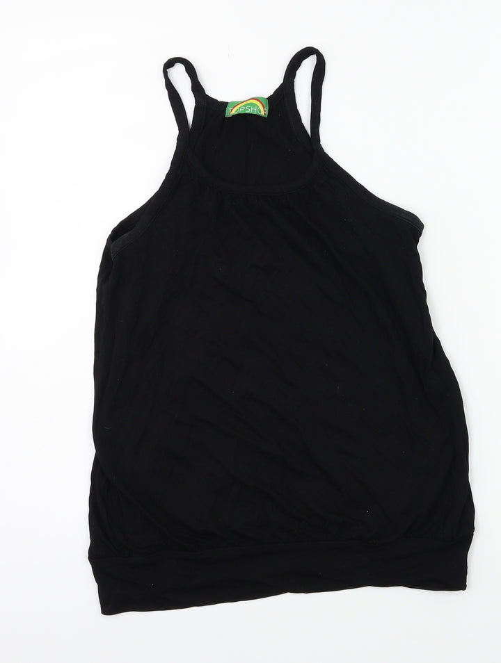 Topshop Womens Black   Basic Tank Size 10