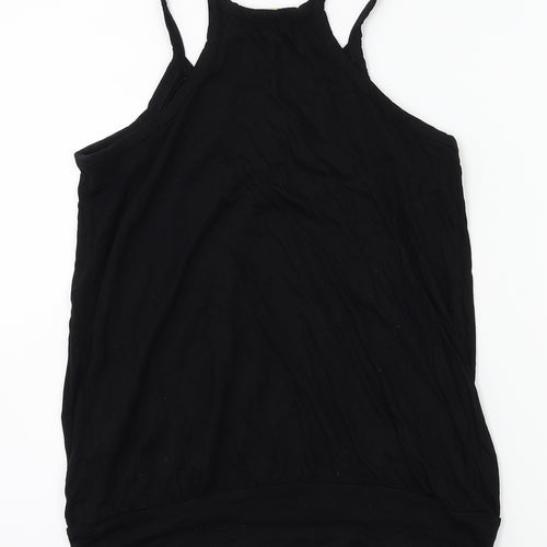 Topshop Womens Black   Basic Tank Size 10