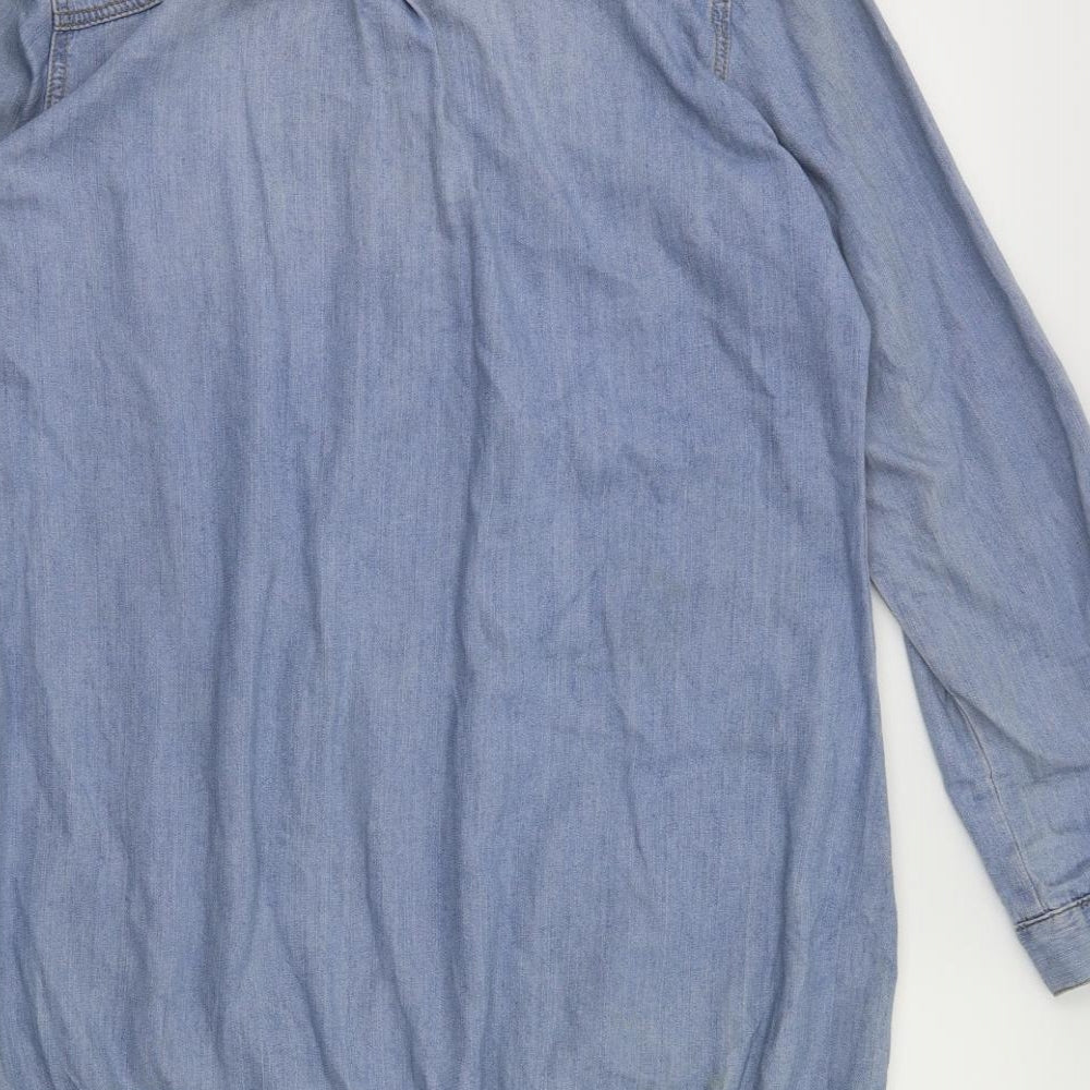 NEXT Womens Blue  Denim T-Shirt Dress  Size 14