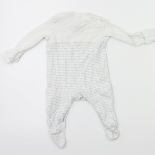 FRED & FLO  White   Babygrow One-Piece Size 0-3 Months