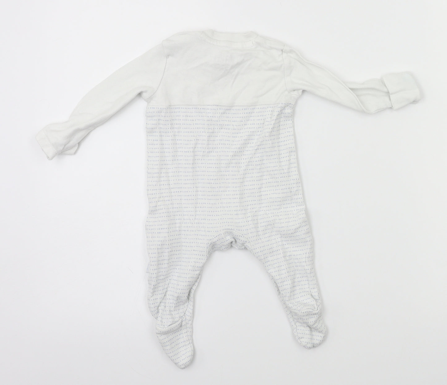 FRED & FLO  White   Babygrow One-Piece Size 0-3 Months