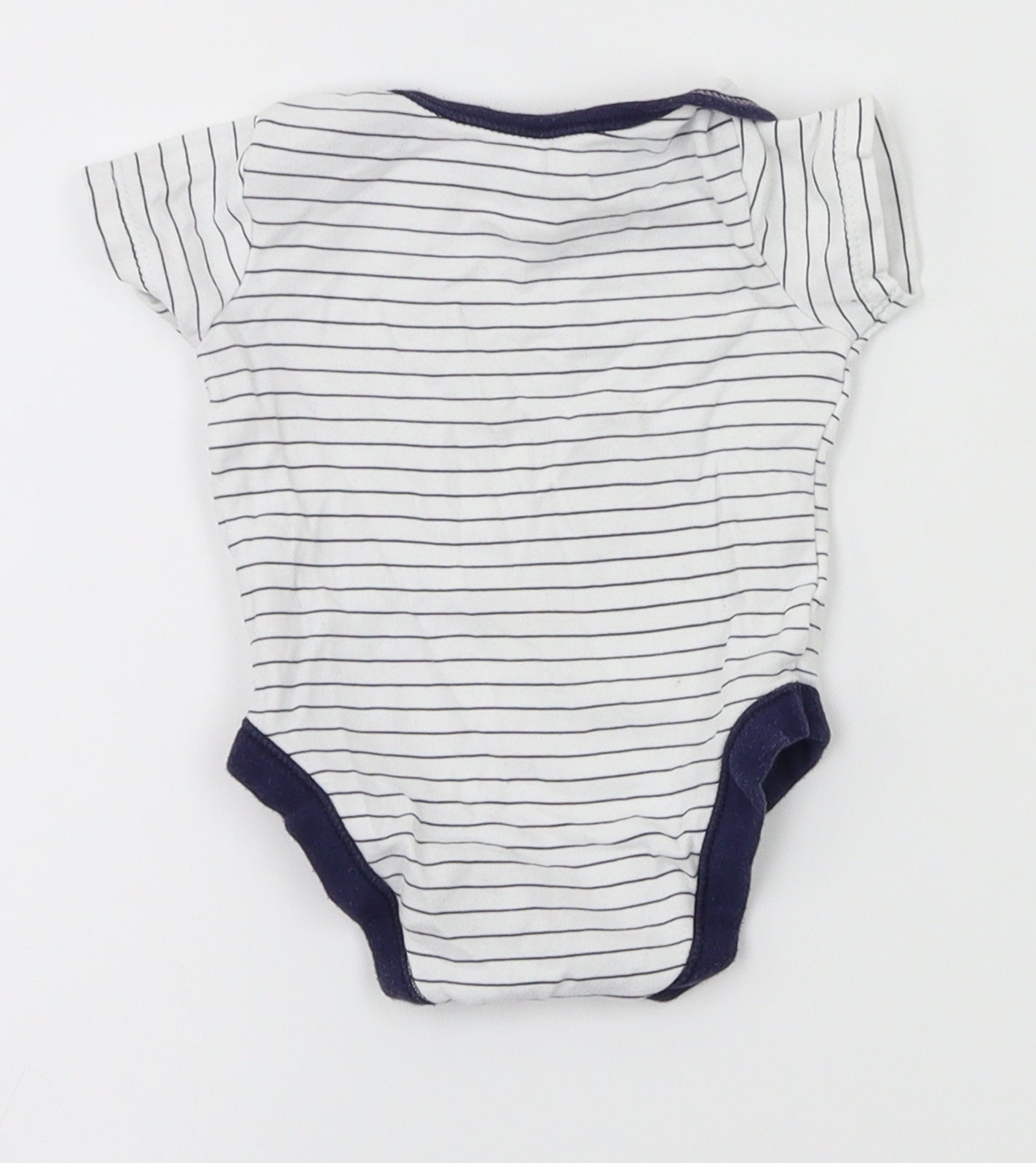 Looney Tunes  White Striped  Babygrow One-Piece Size 0-3 Months  - Looney Tunes