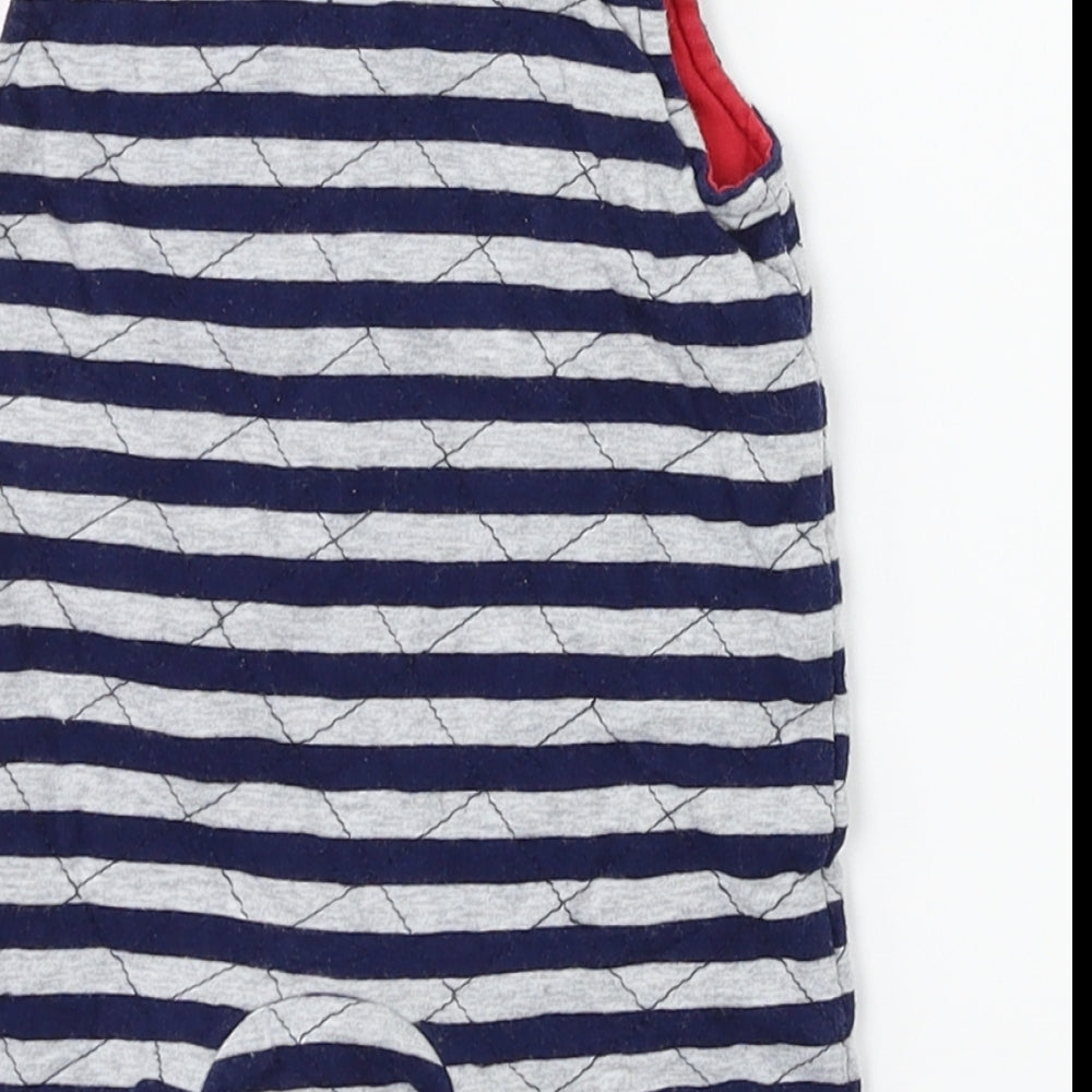Jasper Conran Boys Green Striped  Coverall One-Piece Size Newborn