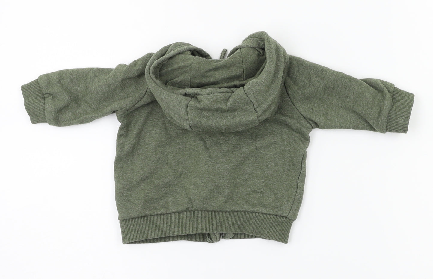 FRED & FLO Boys Green   Full Zip Jumper Size 0-3 Months