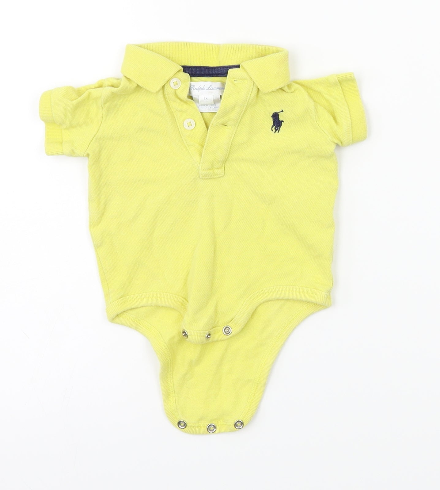 Ralph Lauren Boys Yellow   Wrap T-Shirt Size 0-3 Months