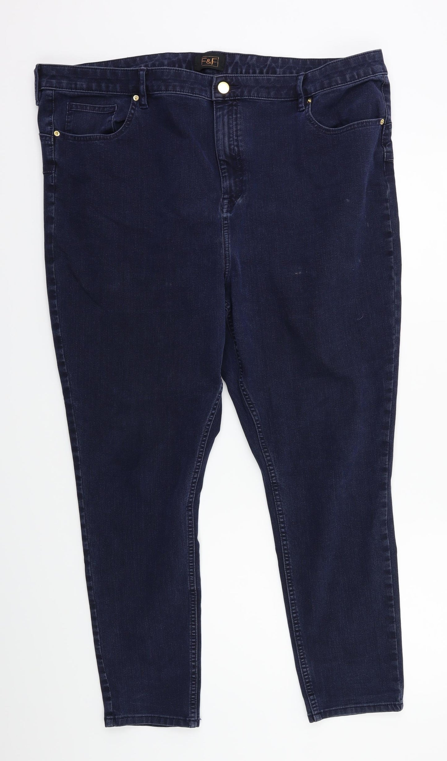 F&F Womens Blue   Skinny Jeans Size 24
