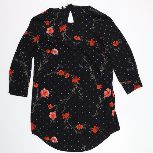 VERO MODA Womens Black Floral  Kaftan  Size M