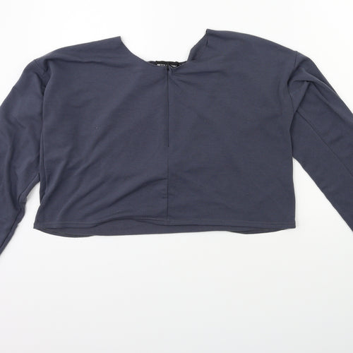 PRETTYLITTLETHING Womens Blue   Pullover Jumper Size 12