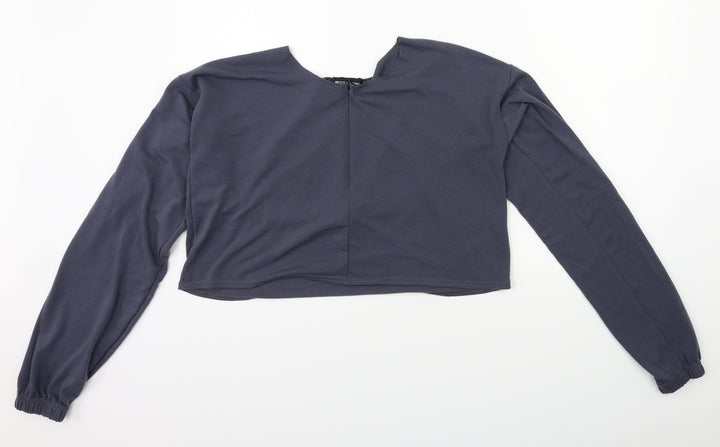 PRETTYLITTLETHING Womens Blue   Pullover Jumper Size 12