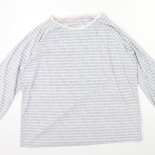 Love to Lounge Womens Grey Striped  Babydoll Pyjama Pants Size L