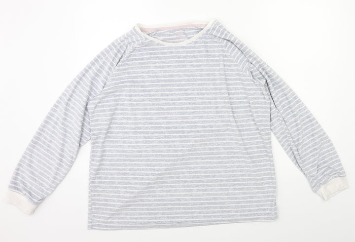 Love to Lounge Womens Grey Striped  Babydoll Pyjama Pants Size L