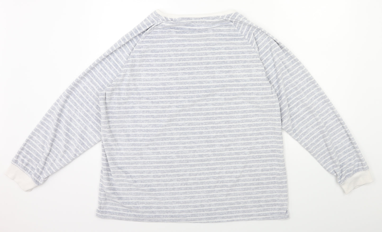 Love to Lounge Womens Grey Striped  Babydoll Pyjama Pants Size L
