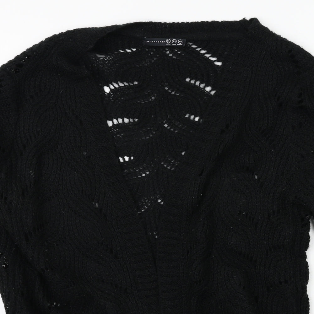 Atmosphere Womens Black   Cardigan Jumper Size 14