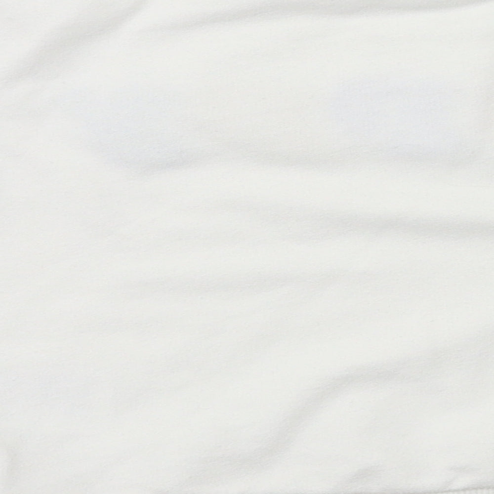H&M Girls White   Pullover Jumper Size 3 Years